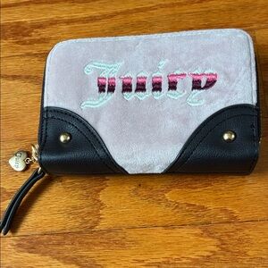 Juicy Couture Multi Colored Wallet with Pink Accents